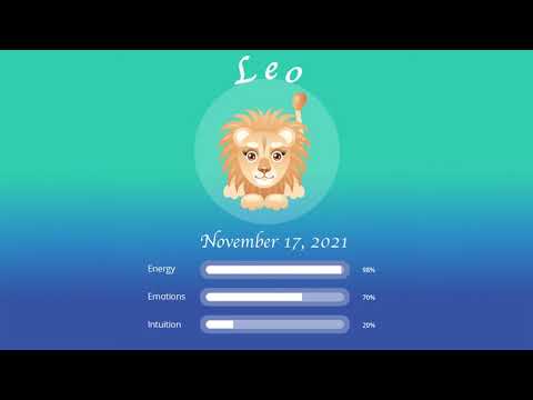 Leo horoscope for November 17, 2021
