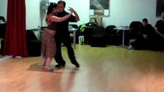 Demo Romantic Tango Workshop 2009 SF - Oscar Mandagaran & Georgina Vargas