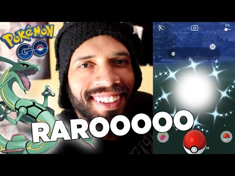 O raro Pokémon que spawnou na academia ... procura do Rayquaza Shiny começou - POKÉMON GO 223