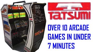 Over 10 Tatsumi Arcade Games In Under 7 Minutes