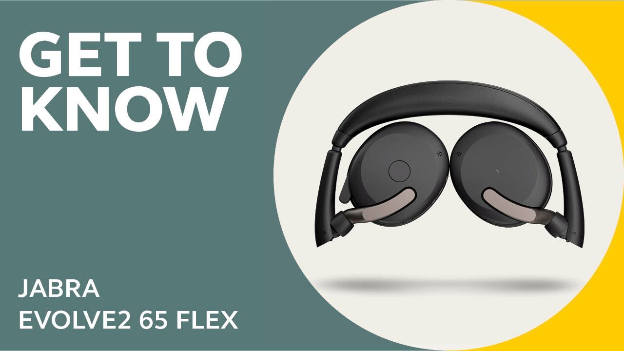 Jabra Casque Evolve2 65 Flex Duo MS, USB-A, station de chargement incluse