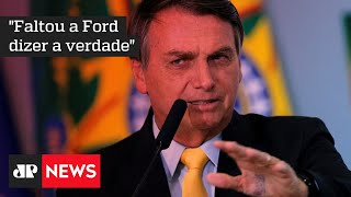 Bolsonaro e Mourão criticam decisão da Ford de fechar fábricas no Brasil