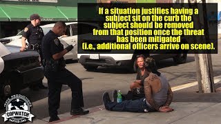 Copwatch | Officer Mendez Violates SDPD Curb Sitting Policy | w/ Ca. Guardian
