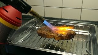 Das Steak aus der Spülmaschine und mit Lötbrenner - Anleitung - how-to - Disturbed Cooking Ep. 111