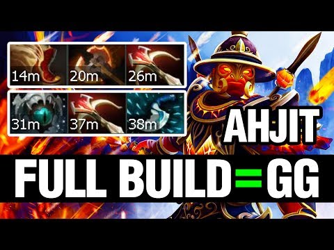 FULL BUILD = GG - Ahjit Plays Ember Spirit - Dota 2