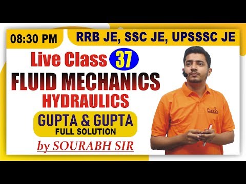 🔴 Live Class #37 | Gupta & Gupta | RRB JE | SSC JE | UPSSSC JE | Civil Engineering | by Sourabh Sir Video