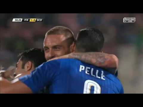 Graziano Pelle Goal Italy vs Scotland 1-0 29.5.2016