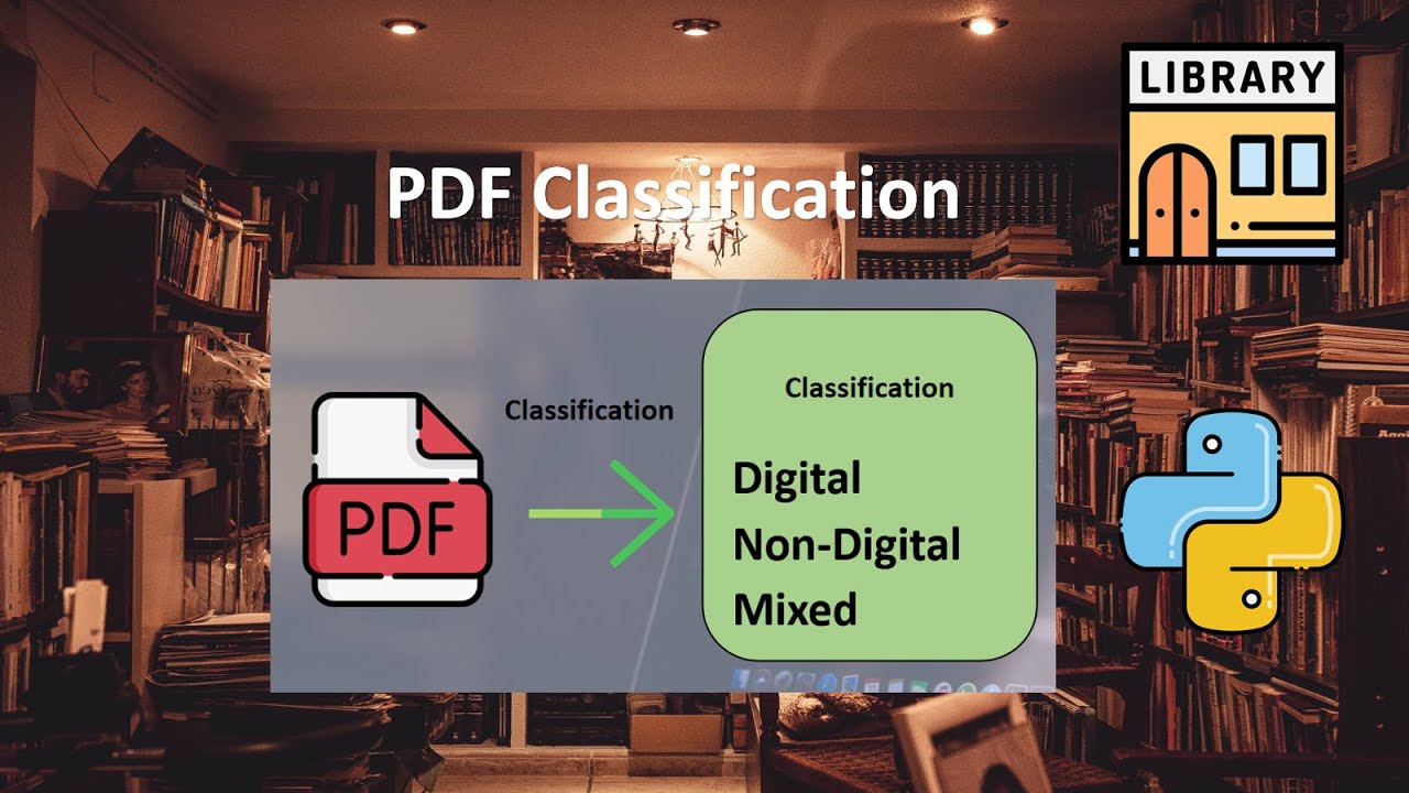 PDF Classification/Segregation | Digital PDF | Non-Digital PDF | Mixed PDF | PIP Library | Python