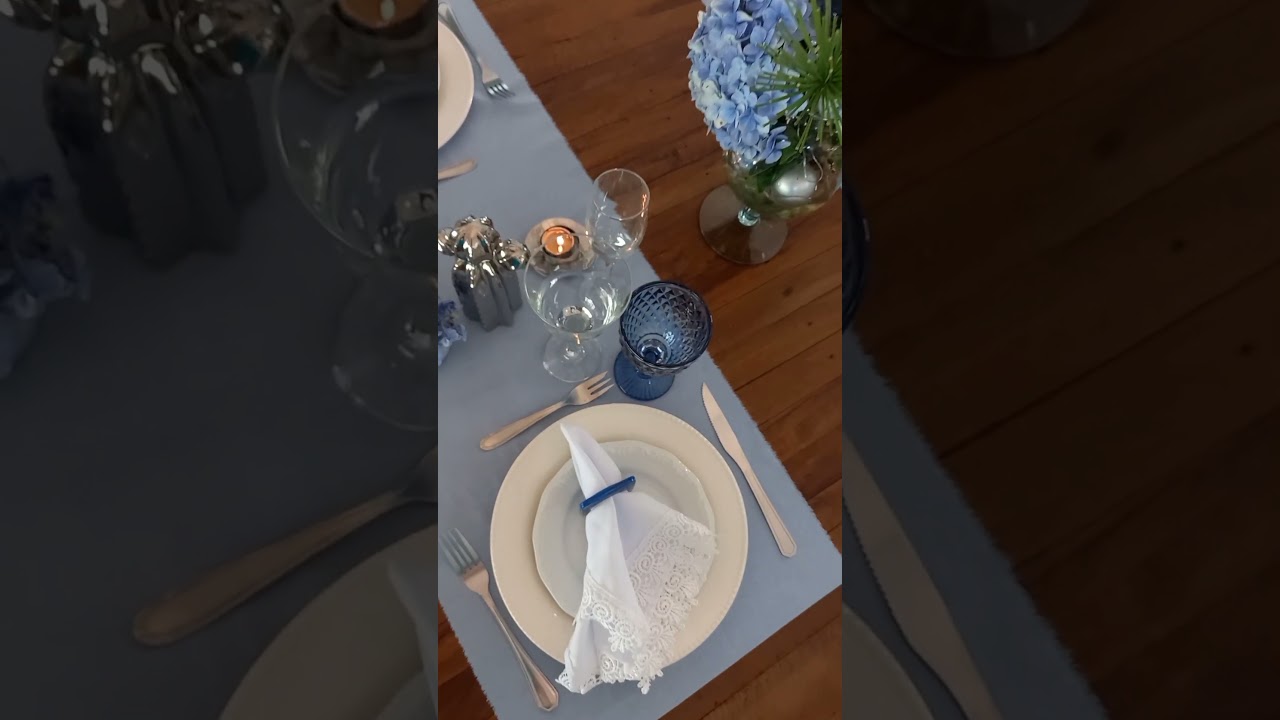 MESA POSTA - Fácil e Gastando pouco! -  AZUL