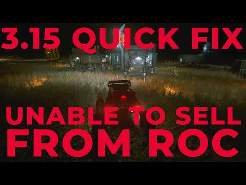 Cant Sell From ROC in 3.15 - Star Citizen Quick Fix - Workaround to Sell Gemstones directly from ROC