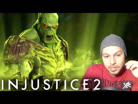 Injustice 2: Swamp Thing Gameplay Reveal Trailer REACTION! (Injustice Gods Among Us 2)
