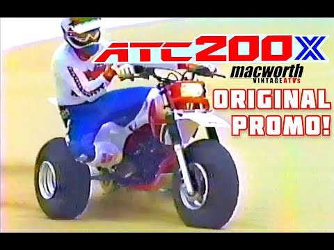 WORLD PREMIER! 1986 Honda ATC 200X ... Original Factory Promo!