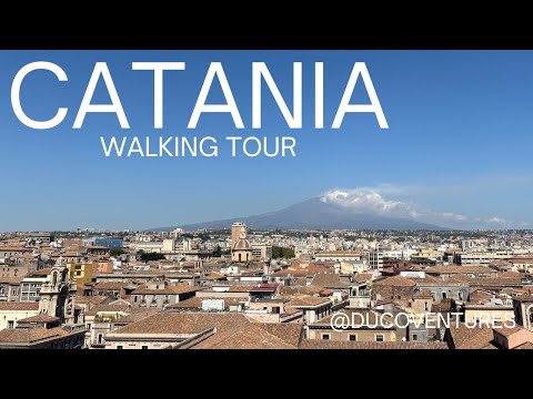 Walking Around Catania 🇮🇹 | Sicily, Italy Walking Tour 4K | 2025