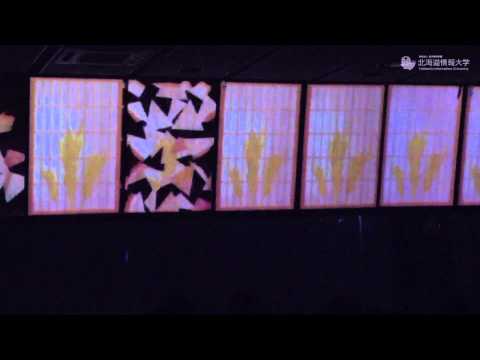 「はるゆたかのゆめ」＠小麦フェスタ2014ｉｎえべつ　プロジェクションマッピング　by　北海道情報大学