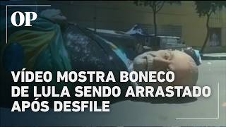 Download lagu Lula effigy appears disassembled after parade and video goes viral; watch mp3