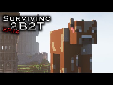 Surviving 2b2t on 1.19.4 Ep. 14 - DonFuer's Crazy Cow Town Adventure!