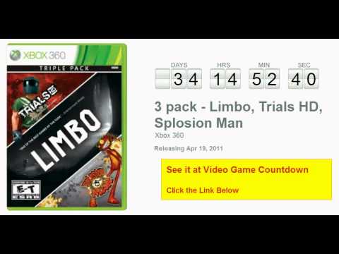 Triple Pack : Trials HD - Limbo - 'Splosion Man Xbox 360