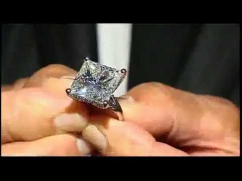 Ideal Princess Cut Diamond Ring