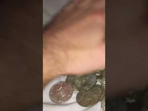 SILVER coin ASMR - watch on LOOP to MANIFEST WEALTH