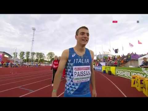 Men's 100m Semi final Heats 2 - European Athletics U20 Championships 2019 Boras