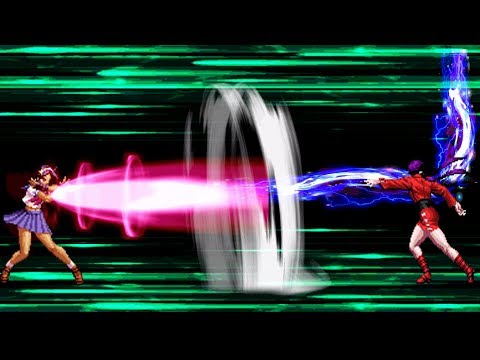 [KOF Mugen] Dark Athena Vs Orochi Shermie