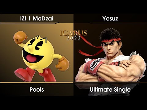 ICARUS 2023 Pools - IZI | MoDzai (Pac-Man) Vs. Yesuz (Ryu) SSBU Ultimate Tournament