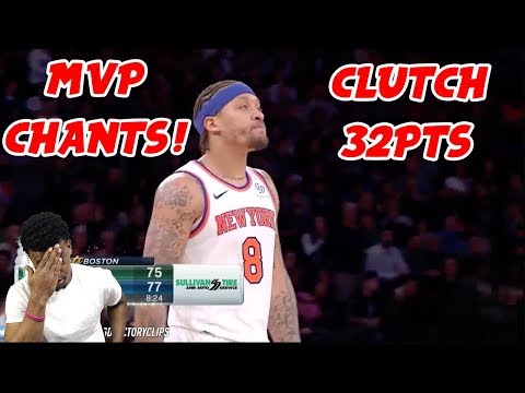 MICHAEL BEASLEY MVP CHANTS !! SEASON HIGH 32 POINTS ! CLUTCH ! CELTICS VS KNICKS HIGHLIGHTS !