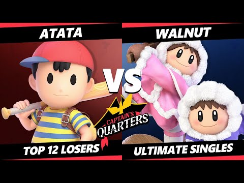 Captain's Quarters 4 Top 12 Losers - Walnut (Ice Climbers) Vs. ATATA (Ness) SSBU Singles