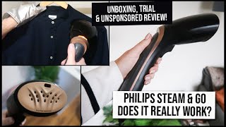 Philips Steam & Go Review - Unboxing, Demonstration & Un-sponsored Review | Philips Garment Steamer