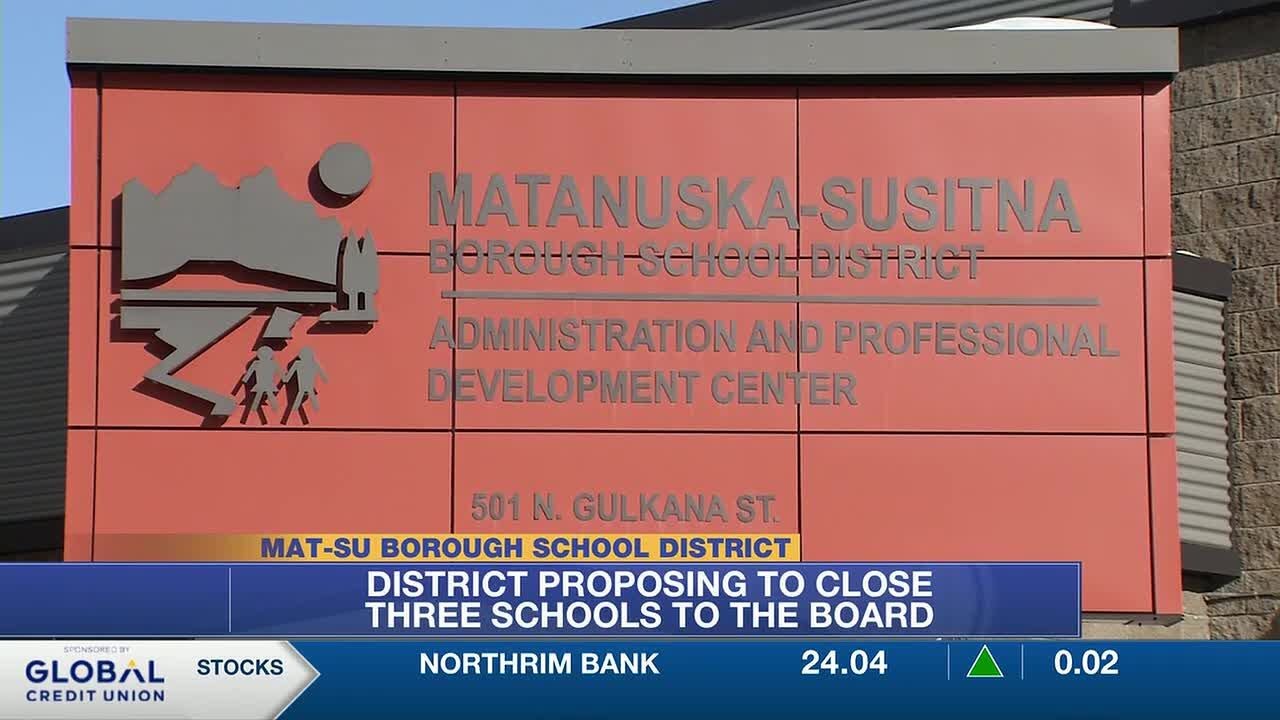 Mat-Su School district proposes school closures, first time in over a decade