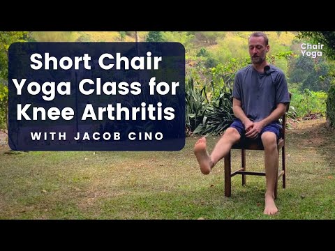 Chair Yoga for Knee Arthritis Relief in 17 Minutes