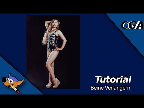 Lengthen legs (Beine verlängern) in Gimp deutsch