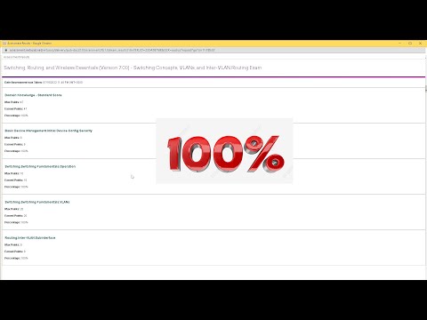 CCNA ll SRWE MODULES 1-4  SWITCHING CONCEPTS ,VLANs, AND iNTERVLAN  ROUTING EXAM