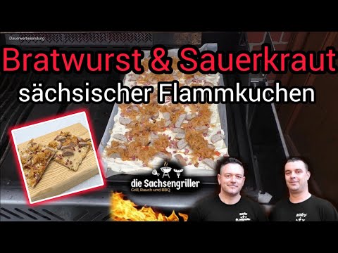 Flammkuchen sächsische Art | schnelles Rezept | Die Sachsengriller