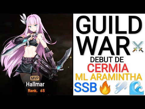 Epic Seven - GUILD WAR debut de Cermia, ML Aramintha y SSB