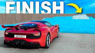 CARS vs EXTREME WATER FLOW! - BeamNG