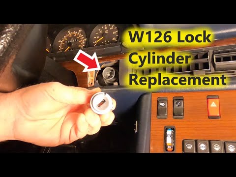 W126 Mercedes Sticking Ignition Key - Part 1 - Lock Cylinder Replacement