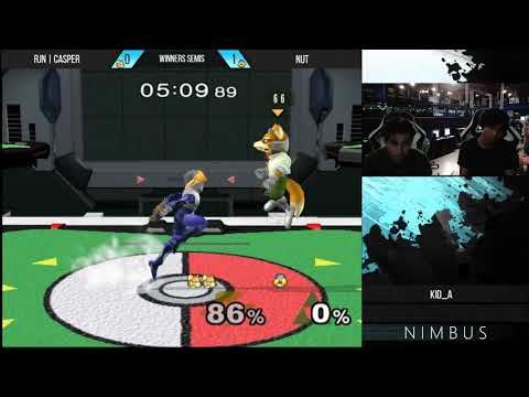 Nimbus #57 - RJN | Casper (Fox) VS Nut (Sheik) - SSBM Winners Semi-Final
