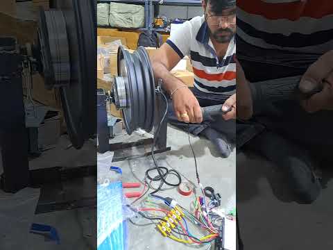 12 inch 1000Watt hub motor kit testing