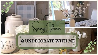 Spring Clean & Un-Decorate after Easter | Simple Spring Decor | Spring Decor 2021
