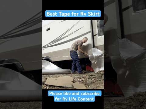 Best tape for Rv Skirting #rvlifestyle #rvlife  #rvlifestyle