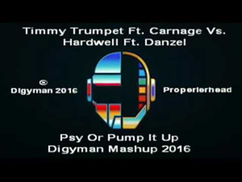 Timmy Trumpet Ft. Carnage Vs. Hardwell Ft. Danzel - Psy Or Pump It Up (Digyman Mashup 2016)