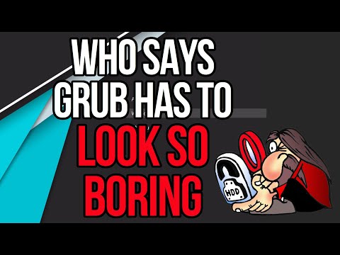 Try A Grub Theme If You're Bored Just Seeing A Black Screen