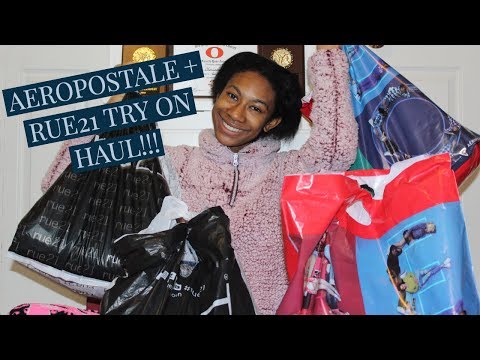 Aeropostale and Rue21 Try On Haul!! Video