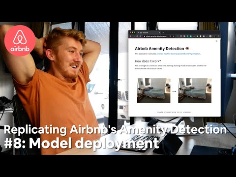 deploying the airbnb amenity detection machine learning app on youtube