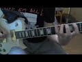 ACCEPT - This One's For You 「All Areas - Worldwide」Live Album Version  (Live Guitar Cover)