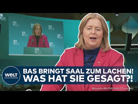 Video Thumbnail: BERLIN: Gelächter statt Applaus – Bärbel Bas provoziert mit Rentenrede Unternehmer