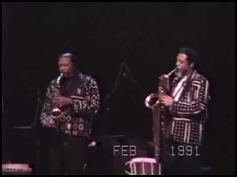 World Saxophone Quartet February 1, 1991 Playing "Hattie Wall" by Hamiet Bluiett