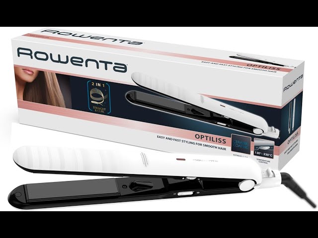 Vídeo relacionado con Rowenta Optiliss SF3210 Plancha de pelo + Studio Dry CV5830 Secador de pelo 2300 W