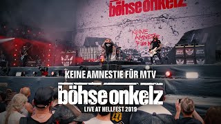 Böhse Onkelz - Keine Amnestie für MTV (Live Hellfest 2019)